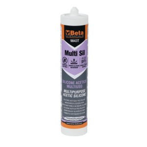 Multi Sil - Clear acetic silicone sealant with mildew protection